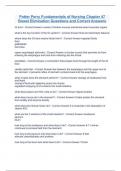 Potter Perry Fundamentals of Nursing Chapter 47 Bowel Elimination Questions and Correct Answers