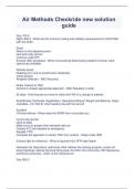 Air Methods Checkride new solution guide