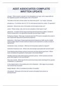 AEST ASSOCIATES COMPLETE WRITTEN UPDATE&period;