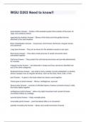 WGU D203 Need to know&excl;&excl;