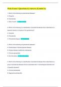 Perio Exam 1 Questions & Answers (Graded A)
