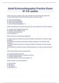 Adult Echocardiography Practice Exam &num;1 full update&period;