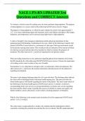 NACE 1 PN-RN UPDATED Test  Questions and CORRECT Answers