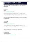 Potter and Perry Chapter 46 Bowel Elimination Questions and answers
