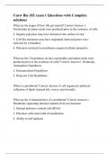 Uncw Bio 202 exam 1 Questions with Complete solutions