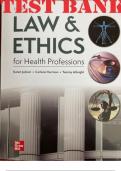 TEST BANK for Law & Ethics for the Health Professions 10th Edition by Karen Judson, Carlene Harrison, Tammy Albright  
