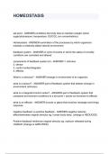 HOMEOSTASIS WITH COMPLETE SOLUTIONS 