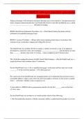 MLO SAFE NMLS safe test practice questions &answers 
