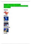 DISNEY MOVIES LIVE EXAM QUESTIONS AND ANSWERS(DIAGRAMS INCLUDED).