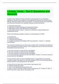 Lindsey Jones - Test E Questions and Answers - Graded A