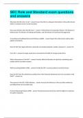 SEC Role and Standard exam questions and answers&period;
