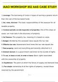 IAAO Workshop 852 AAS Case Study &lpar;2024&sol;2025&rpar; Updated &vert; Download to score A&plus;
