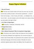 Kappa Sigma Initiation 20242025 Updated &vert; Download to score A&plus;