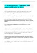 Ch 45 Assessement Questions Well Answered Graded A&plus; 2024&period;