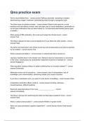 Qma practice exam