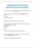 SIDA Badge Exam 2024 Practice Questions and Answers Graded A+
