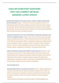 USAA API EXAM STUDY QUESTIONS WITH 100&percnt; CORRECT DETAILED ANSWERS&vert; LATEST UPDATE 