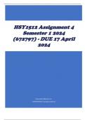 HSY1512 Assignment 4 Semester 1 2024 (672797) - DUE 17 April 2024