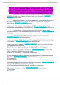 PSYC 435 ABNORMAL PSYCHOLOGY STUDY EXAM Latest Update 2024-2025 500 Questions and Verified Correct Answers Guaranteed A&plus;