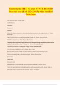 Electrolysis IBEC &plus;Laser STATE BOARD Practice test &lpar;Fall 2024&sol;2025&rpar; with Verified Solutions