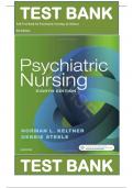 Test Bank For Psychiatric Nursing 8th Edition by Norman L. Keltner; Debbie Steele 9780323479516 Chapter 1- 36 Updated Version 2024