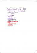 Pearson Edexcel Level 3 GCE  Wednesday 24 May 2023    Afternoon (Time: 1 hour 30 minutes)  Physics Advanced Subsidiary PAPER 2: Core Physics II QUESTION PAPER AND MARKSCHEME MERGED