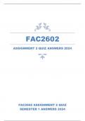 FAC2602 ASSIGNMENT 2 QUIZ SEMESTER 1 ANSWERS 2024