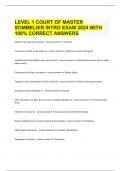  LEVEL 1 COURT OF MASTER SOMMELIER INTRO EXAM 2024 WITH 100&percnt; CORRECT ANSWERS