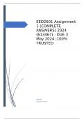 EED2601 Assignment 1 (COMPLETE ANSWERS) 2024 (613467) - DUE 3 May 2024 ;100% TRUSTED workings, explanations and solutions. 