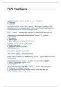 P370 Final Exam Questions and Answers 100&percnt; correct