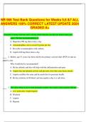 NR 566 Test Bank Questions for Weeks 5,6 &7 ALL  ANSWERS 100% CORRECT LATEST UPDATE 2024 GRADED A+