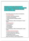 NURSING 203 EXAM COMPLETION OF QUESTIONS & ANSWERS WITH ALL ANSWERS  100&percnt; CORRECT&comma; GUARANTEED SUCCESS  LATEST UPDATE 2024