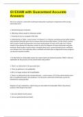 GI EXAM with Guaranteed Accurate Answers
