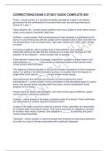 CORRECTIONS EXAM 2 STUDY GUIDE COMPLETE &num;25