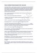 FDLE CORRECTIONS EXAM STUDY 2024 &num;26&period;