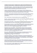 CORRECTIONS EXAM 2 TERMS EXPLAINED AND APPROVED &num;36