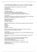 CWB WELDING INSPECTOR LEVEL III STUDY GUIDE