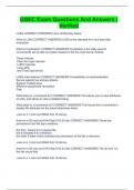 GSEC Exam Questions And Answers &vert; Verified
