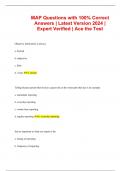 MAP Questions with 100% Correct Answers | Latest Version 2024 | Expert Verified | Ace the Test