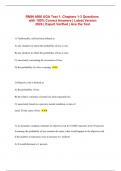 RMIN 4000 UGA Test 1&period; Chapters 1-3 Questions with 100&percnt; Correct Answers &vert; Latest Version 2024 &vert; Expert Verified &vert; Ace the Test