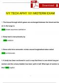 Ivy Tech APHY 101 Midterm Exam Questions and Answers 2024 / 2025 | 100% Verified Answers