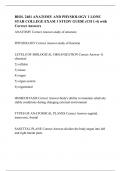 BIOL 2401 ANATOMY AND PHYSIOLOGY 1 LONE STAR COLLEGE EXAM 1 STUDY GUIDE