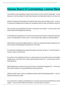 Kansas Board Of Cosmetology License Renewal Exam &vert; Questions and answers latest update &vert; verified answers