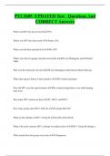 PYC2605 UPDATED Test Questions And  CORRECT Answers