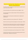 Insurance Licensing Exam &vert;Questions with Verified Answers Already Rated A&plus;