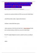 EMT Final Exam questions and answers guaranteed success latest update 2024