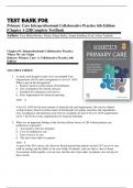 Test Bank For Primary Care Interprofessional Collaborative Practice 6th Edition By Buttaro 9780323570152 Chapter 1-228 Complete Guide.