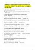 HONDROS BIO 117 EXAM 2 QUESTIONS AND ANSWERS LATEST UPDATED 2024/2025 | 100% CORRECT | GRADED A+