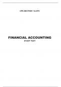 Financial Accounting CPA 1