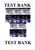 Test Bank for Paramedic Care: Principles and Practice Volumes 1-5, 5th Edition by Bryan E. Bledsoe, Robert S. Porter, Richard A. Cherry
